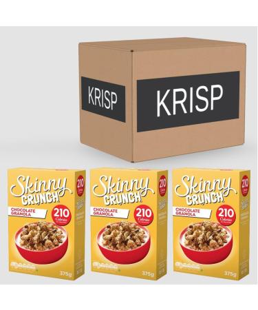 3 x 320g Chocolate Granola Breakfast Cereal Fibre Vitamins Calcium Morning Meal Snack - Buy Online on SooperMarket.com