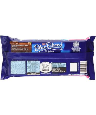The Original Nestle Biscuit Bars with Milk Chocolate - BLUE RIBAND Milk Chocolate Biscuit Bars Having 8 Chocolate Bars Each Pack (Pack of Eight 18g) - Buy Online on SooperMarket.com