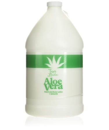 TRIPLE LANOLIN Aloe Vera Lotion 1 Gallon Aloe Vera 128 Fl Oz (Pack of 1)