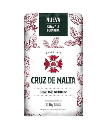 Cruz de Malta Yerba Mate Tradicional 1 kg - Mate tea from Argentina - the maturation period is 24 months