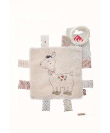 Fehn Cracker Towel Lama - Rustling & Squeaky Hanging Toy for Babies 0+ Months | Crinkle Animal Rattle with Fastening Ring - Buy Online on SooperMarket.com