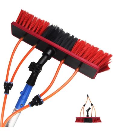 photovoltaic cleaner Window Cleaning Water-fed Pole Window Cleaning Pole Water Fed Brush Water Fed Pole Kit Window Cleaning Pole Water/Hose Fed Pole Window Cleaning Brush 35cm Brush Head 8M/27FT