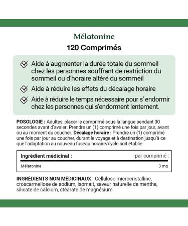 Nature's Bounty Melatonin Pills Supplement Helps Reset Body's Sleep Wake Cycle 3mg 120 Tablets - Buy Online on SooperMarket.com