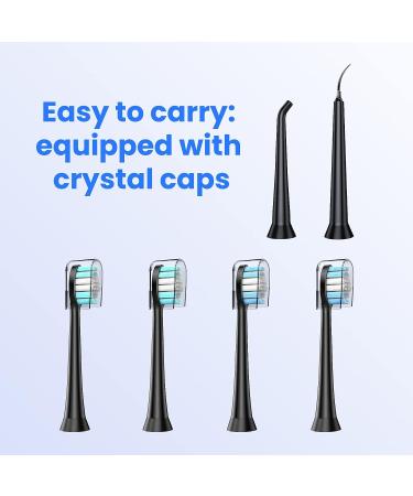 4 Brush Heads for Water Flosser and Electric Toothbrush - Replacement Heads - Buy Online on SooperMarket.com