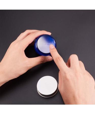Buy Benecreat 12-Piece Set of 50g/50ml Empty Blue Cosmetic Cream Sticks with Aluminum Screw Lids - Ideal for Aromatherapy Creams & Face Masks - International Shipping Available - Buy Online on SooperMarket.com