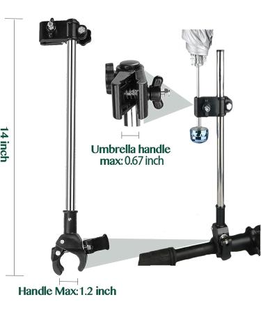 Yobee Umbrella Mount Stand - Adjustable Holder for Bike, Electric Bicycle, Walker, Pram, Stroller - No Tooling Required - Buy Online on SooperMarket.com
