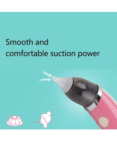 Baby Nasal Aspirator & Earwax Removal Tool - 5 Gears Nose Snot Sucker for Home (Pink) - Buy Online on SooperMarket.com
