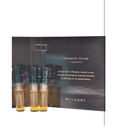 BVLGARI Jasmin Noir L'essence Perfume Sample vial WOMEN Vials 1.5 ml / 0.05 Fl Oz Pack of 3 - Buy Online on SooperMarket.com