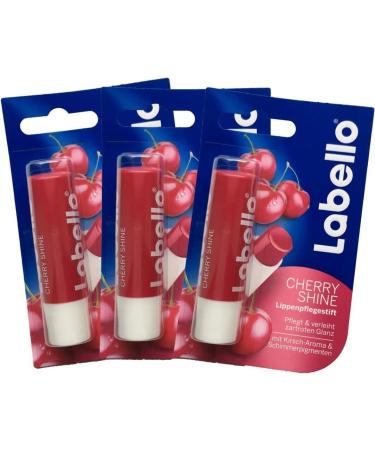 Labello Cherry Fruity Shine Lip Balm Stick SPF 10 | Beauty Care for Soft & Smooth Lips - Buy Online on SooperMarket.com