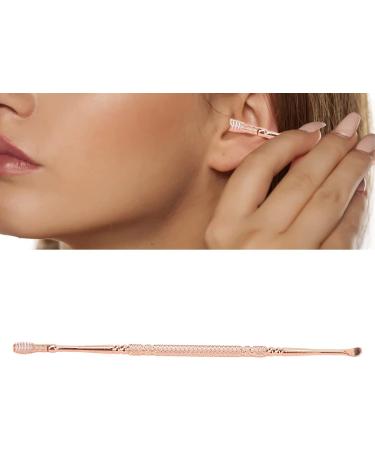 Stainless Steel Double Head Ear Spoon- Rose Gold | Ergonomic Design for Itch Relief at Home - Buy Online on SooperMarket.com
