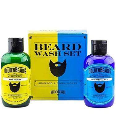 Beard Shampoo and Conditioner Set. The perfect combination for washing your beard 100ml + 100ml of Handmade Product especially made for your beard. MADE IN DENMARK