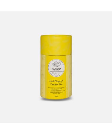Thames Tea | Premium Selection of Flavoured Tea | Luxury British Tea Experience | Loose Leaf Tea | Citrus Earl Grey Tea | Loose Tea | Tubebox (Earl Grey of London Tea)