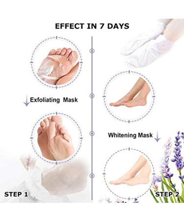 Foot Peeling Mask - 2 Pack for Baby Soft Feet | Dead Skin Removal & Brightening | Moisturizing Foot Mask - Buy Online on SooperMarket.com
