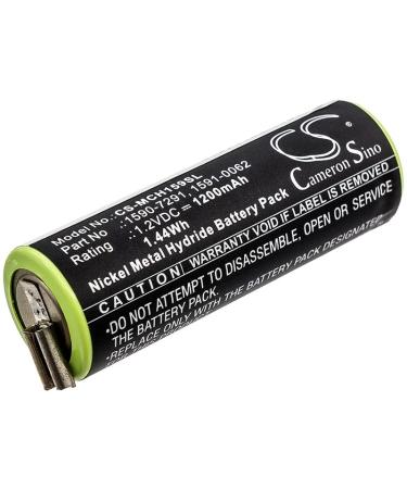 1200mAh Replacement Battery for Moser ChroMini 1591B ChroMini 1591Q Ermila Bella 1590 ChroMini 1591 1590-7291 1591-0062 1591-0067 (1.2V)