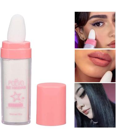 Highlight Powder Stick Puff Lightweight Texture Highlight Patting Powder Beautiful 9g Small for Makeup (White) - Buy Online on SooperMarket.com
