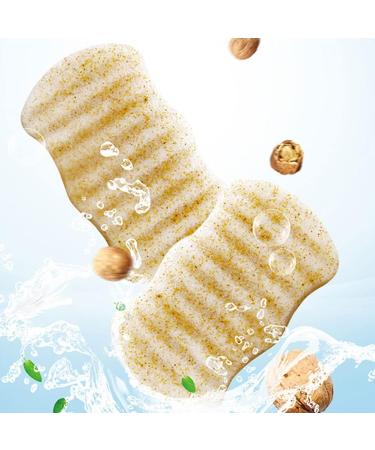 1Pc Wave Shape Facial Sponge Practical Face Puff Portable Body Cleansing Sponge - Buy Online on SooperMarket.com
