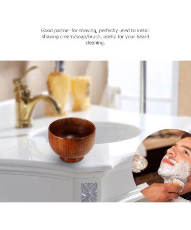 Premium Male Shaving Set: Wooden Brush Bowl and Face Cleaning Soap for a Perfect Shave - International Shipping Available - Buy Online on SooperMarket.com