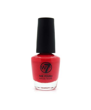 W7 Cosmetics Nail Polish Number 125 Red Hot 15 ml