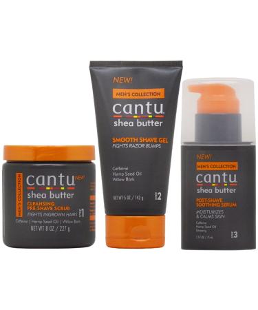 Cantu Men's Collection Shaving 3 Step Set - Ultimate Grooming Solution - Buy Online on SooperMarket.com