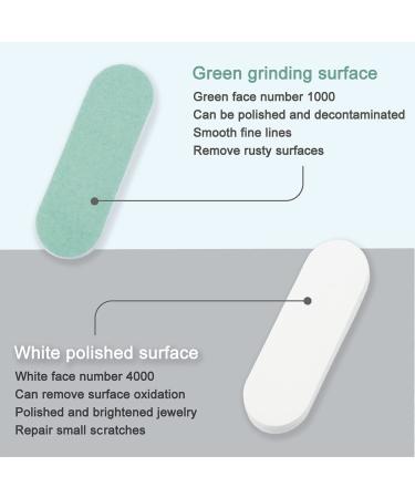 20 Pack Double-Sided Silver Polishing Bars for Jewelry - 2.4 x 0.78 Inch Rectangle Plastic Buffing Sticks - Buy Online on SooperMarket.com
