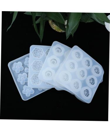 STOBOK 9 Resin Epoxy Silicone Molds Flower Soap Silicone Epoxy Molds Epoxy Resin The Flowers Pendant - Buy Online on SooperMarket.com