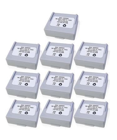 (10 Pack) 3.6V 2100mAh 68300900 Rechargeable Ni-MH Battery for Crane Remote Control Battery 68300900