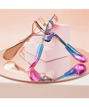 Professional Lightweight Non-Slip Silicone Eyelash Curler - Long Lasting & Portable Makeup Tool for Flawless Lashes - Buy Online on SooperMarket.com