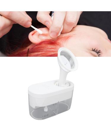 Rechargeable Ear Wax Removal Tool with 4 Cleaning Modes - Automatic Drainage & Irrigation Water Cleaner (White Kit) - Buy Online on SooperMarket.com