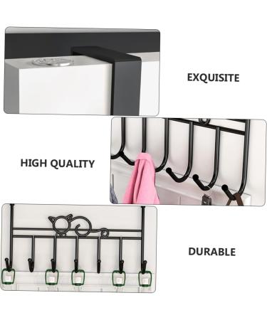 ABOOFAN 7 Door Hook Coat Hangers Hat Hangers Rustic Decor Over Door Organizer Hanging Office Storage Rack - Buy Online on SooperMarket.com