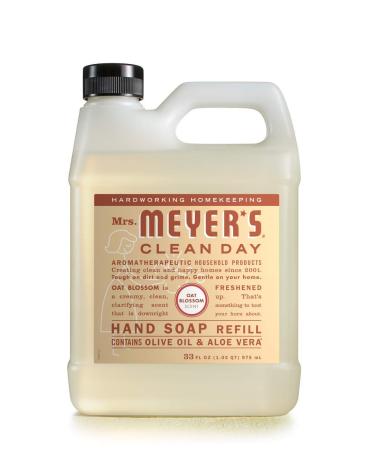 Mrs. Meyer's Clean Day Liquid Hand Soap Refill  Oat Blossom  33 Ounce (Pack of 1)