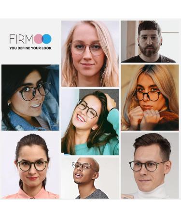 Firmoo Anti-Glare Blue Light Blocking Glasses for Men & Women - Retro Leopard Panto Design Scratch-Resistant Eye Fatigue Relief - Buy Online on SooperMarket.com