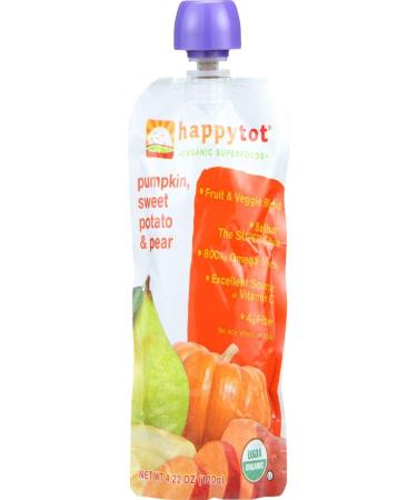 Happy Tot Organics, Pears, Bananas, Sweet Potato & Pumpkin, 4.22 oz