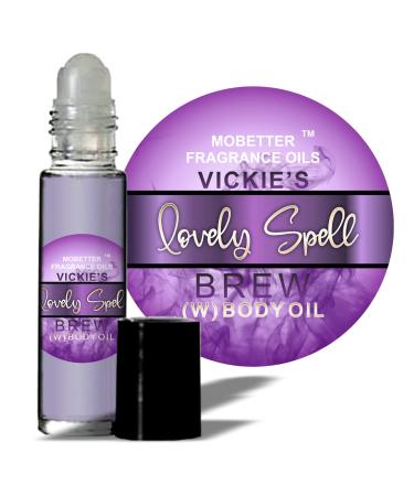 MOBETTER FRAGRANCE OILS Vickies Lovely Spell Brew Perfume Women Body Oil 10ml Roll On 0.33 Fl Oz (Pack of 1) Lovely Spell