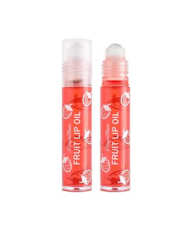 Lip balm with intensified color of liquid moisturizing roller ball Mouth oil Fuller and hydrated lips elimination of dryness folds