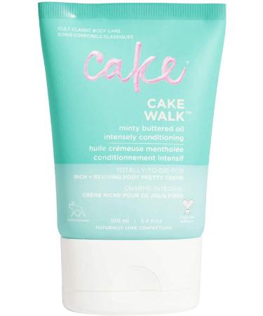 Cake Beauty Walk Triplemint Foot Crme, 3.4 Fluid Ounce