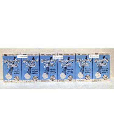 Trader Joes Shelf Stable Grade A Whipping Cream 8fl oz 236ml (Six Boxes)