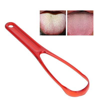 Buy Tongue Scraper - Plastic Tongue Cleaner & Brush for Fresh Breath | Heal Bad Breath for Adults & Kids (Red) - Buy Online on SooperMarket.com