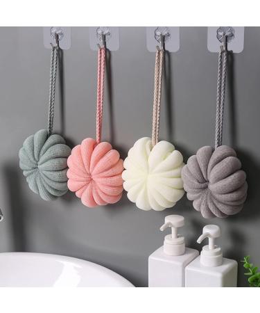 FRCOLOR African Exfoliating Net Scrunchies - 4pcs Bath Shower Loofah Set - Buy Online on SooperMarket.com