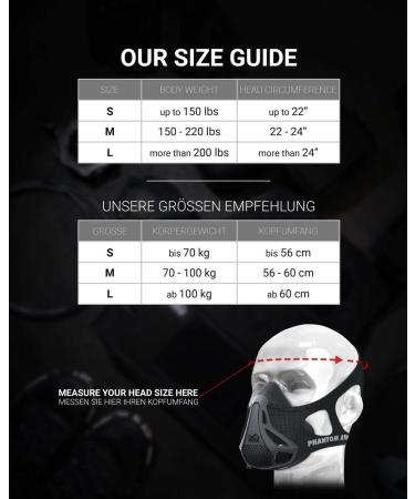 Phantom Athletics Training Mask - Boost Endurance & Performance in Sports | Red S - International Shipping Available - Buy Online on SooperMarket.com