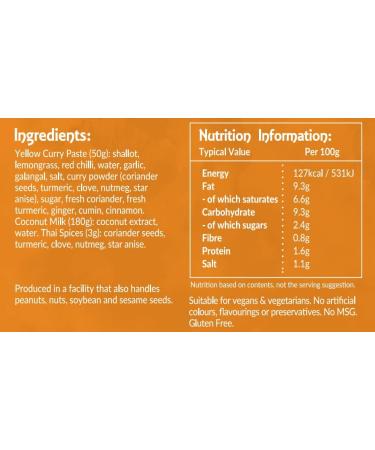 5x Thai Taste Thai Yellow Curry Meal Kit 233g - Buy Online on SooperMarket.com
