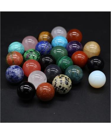 Natural Crystal Rough 16mm Round Natural Crystal Quartz Transfer Ball Polished Gemstone Beads Specimen DIY Jewelry Home Natural Stone (Color : 4 Size : 1PC) - Buy Online on SooperMarket.com