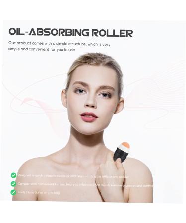 MAGICLULU Volcanic Stone Oil-absorbing Ball Oil-absorbing Rolling Ball Facial Rolling Stone Facial Skin Product Oil Absorbing Roller Facial Skin Oil Control Tool Facial Skin Care Roller 5x3cm Black - Buy Online on SooperMarket.com