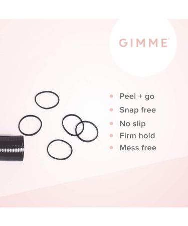 Gimme Beauty Elastic Stacks - Peel Apart Rubber Bands for Hair - Non-Slip Hair Ties - Clear (320 Count) - Buy Online on SooperMarket.com
