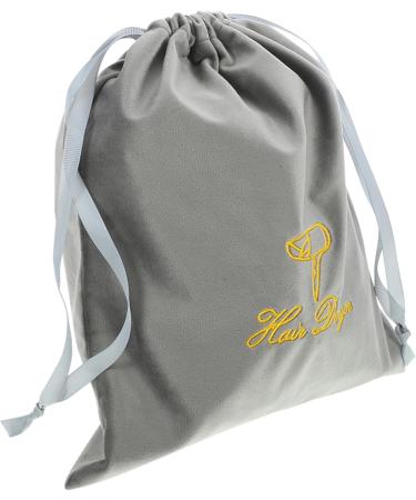 Baluue 2pcs Hair Curler Travel Bag Fabric Hair Dryer Travel Pouch Grey Drawstring Bag 30.00X25.00X0.50CMx2pcs Greyx2pcs - Buy Online on SooperMarket.com