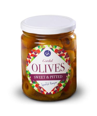 Gordal Pitted Olives | Gentle Spicy and Garlic | 665g.