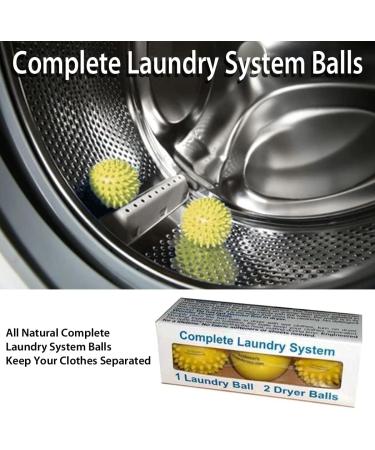 All Natural Complete Laundry System Balls | Eco-Friendly Clothes Separation for International Shipping - Buy Online on SooperMarket.com