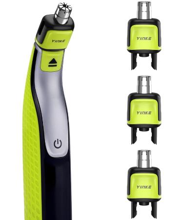 YINKE Nose Hair Trimmer Replacement Heads for One Blade QP2520 QP2630 QP2724 QP2734 QP2834 One Blade 360 & OneBlade pro Shaver Waterproof Dual Edge Blades for Easy Cleansing Gifts for Men (3PCS)