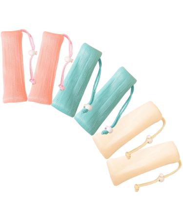 Baluue 6pcs Soap Bag Foaming Net Bath Foaming Nets Bar Soap Scrubber Pouch Soap Savers Pouch Soap Pouch or