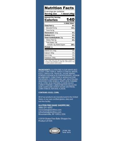Katz Gluten Free Glazed Chocolate Donut - 6oz | Delicious & Gluten-Free Treat - Buy Online on SooperMarket.com