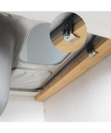 10pcs/Set Sink Mounting Set Practical Sink Attachment Clips Sink Mounting Clips Set of 10 for Easy Installation & Repair Sink Mounting Clips - Buy Online on SooperMarket.com